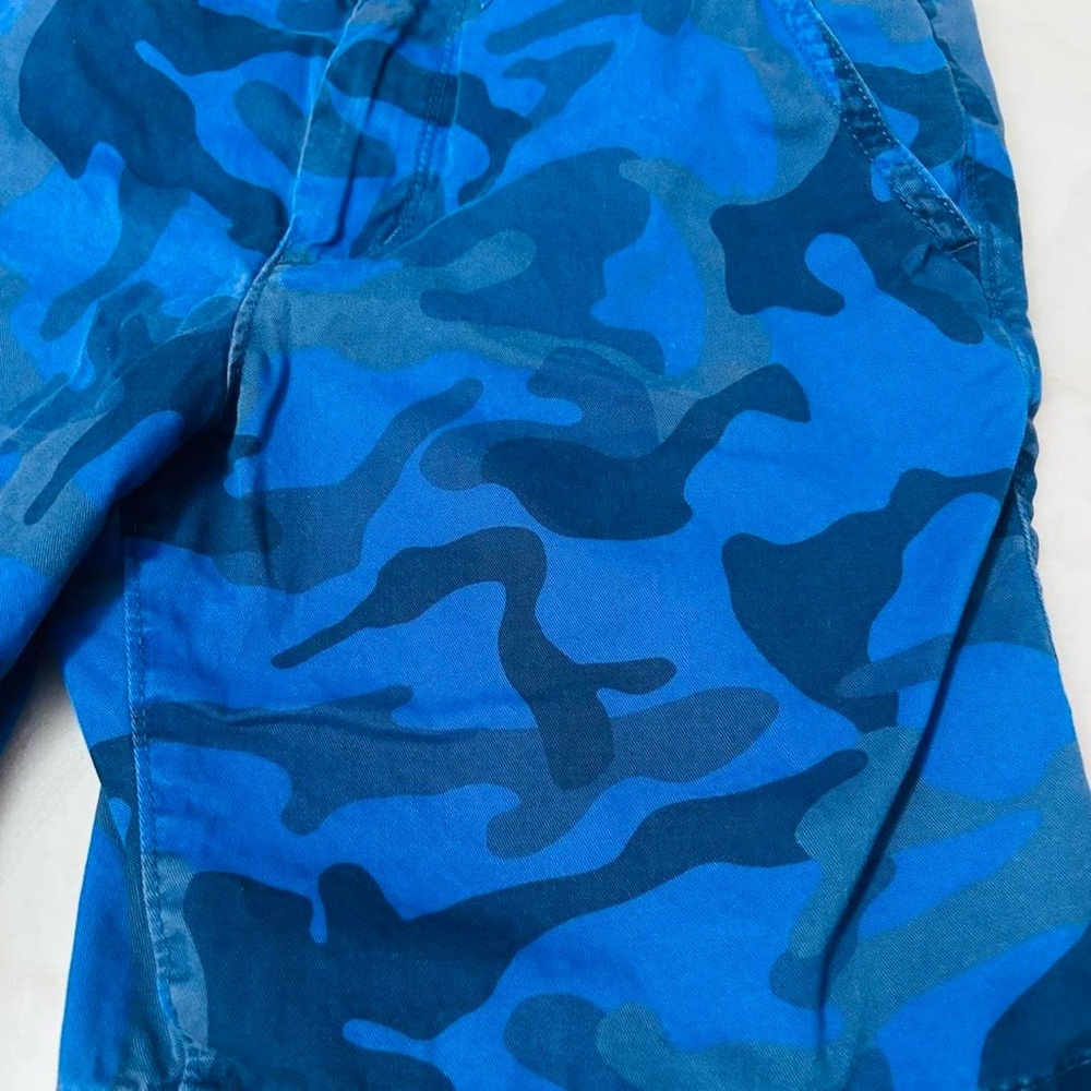 American Eagle Outfitters Blue Camo Cargo Shorts - Picture 2 of 8